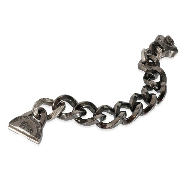 131903 pv Versace Medusa Palladium Plated Chain Bracelet