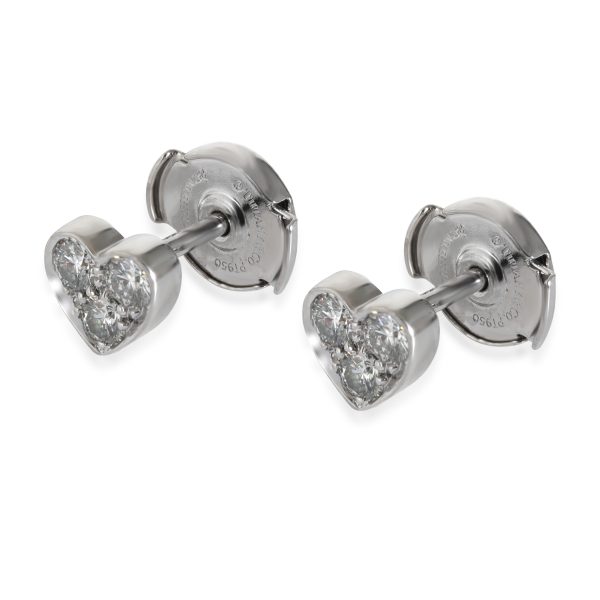 131920 sv bd944675 cb3c 4685 9edd 51dcc4345c9f Tiffany Co Diamond Heart Stud Earrings in Platinum 033 CTW