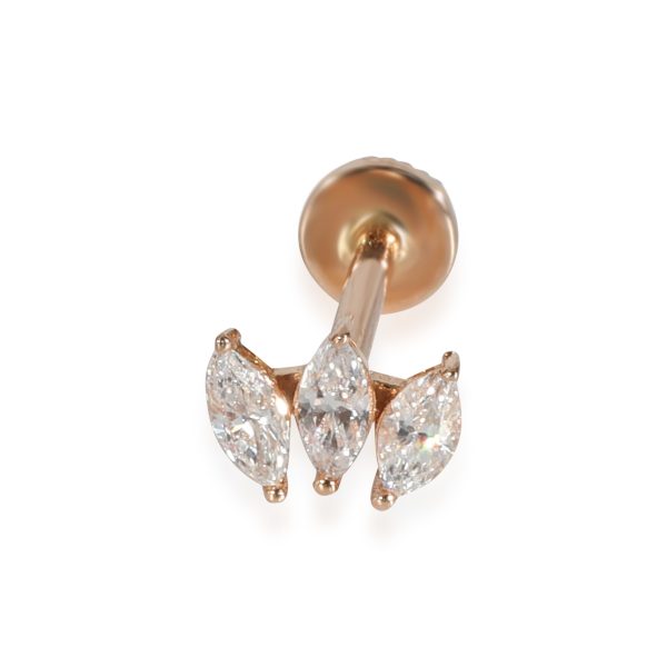 Kismet Marquise Trio Piercing Single Earring in 14k Rose Gold 013 CTW Kismet Marquise Trio Piercing Single Earring in 14k Rose Gold 013 CTW