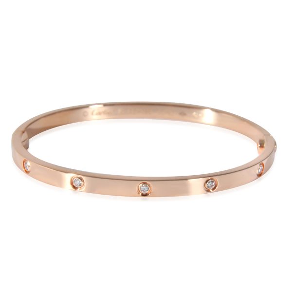 Cartier Love Bracelet Cartier Love Bracelet Small Model 10 Diamonds Rose Gold Diamonds