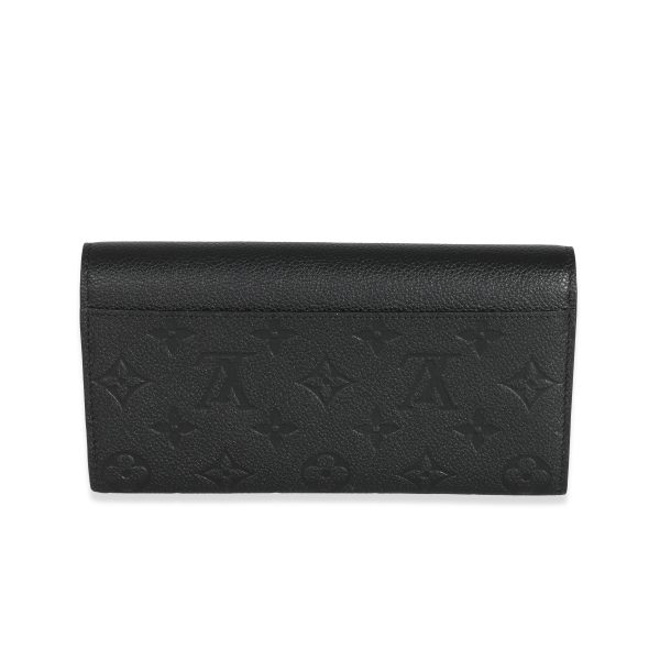 131989 pv 3883d72b becb 4893 b287 8fcc8a310a9d Louis Vuitton Black Empreinte Sarah Wallet