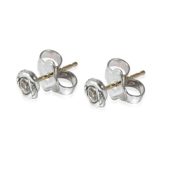 132237 sv 23cc67e9 e674 49ec b096 8eee04fc4f71 David Yurman Crossover Infinity Stud Earrings in Sterling Silver 013 CTW