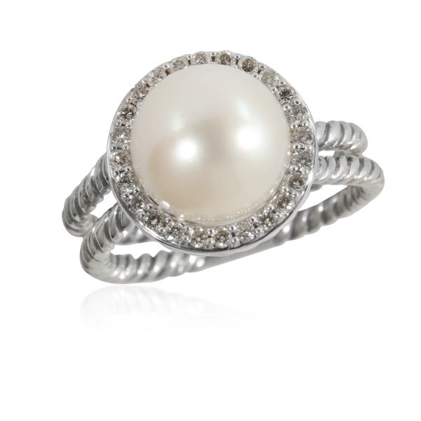 132243 av 359d0b58 d93a 41ba 8ad9 0e99b1c90fc8 David Yurman Cable Collection Pearl Ring in Sterling Silver 02 CTW