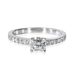 Tiffany Co Novo Diamond Engagement Ring in Platinum G VS1 071 CTW Dior Oblique Embroidery Ecru Blue Tote Bag