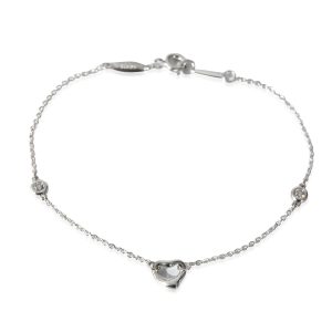 Tiffany Co Elsa Peretti Diamond Bracelet in Sterling Silver 006 CTW Bottega Veneta Inkwell Intrecciato Lambskin Teen Jodie