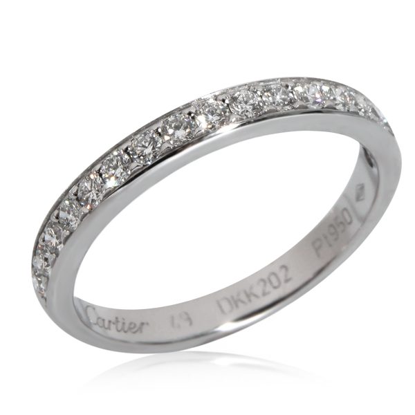 132294 pv 0dc459ce 6111 4609 b2bb ab62fe3a614f Cartier 1895 Wedding Band in Platinum 027 CTW