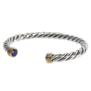 David Yurman Cable Cuff Bracelet With Lapis Lazuli Louis Vuitton Danube Shoulder Bag Monogram Brown