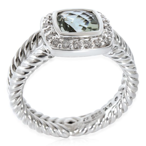 132380 av 6bb4e220 cfa6 448a 9b88 fb8a97b2c13c David Yurman Albion Petite Prasiolite Ring in Sterling Silver 017 CTW