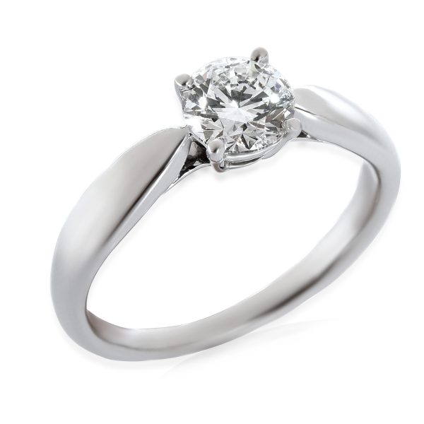 132422 av Tiffany Co Harmony Engagement Ring in Platinum F VVS2 057 CTW