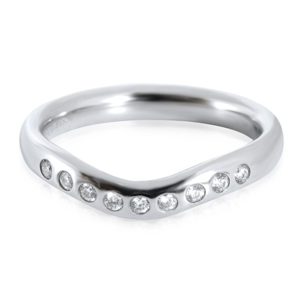 Tiffany Co Elsa Peretti Band in Platinum 01 CTW Tiffany Co Elsa Peretti Band in Platinum 01 CTW