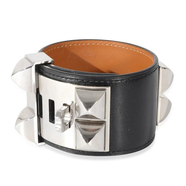 132441 sv ebeeb3fe 910d 46a1 a462 7c7dbd5364d8 Hermès Collier De Chien Bracelet in Palladium Plated