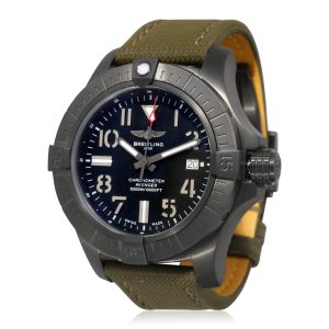 Breitling Avenger Seawolf Night Mission V17319101B1X2 Mens Watch in Titanium Hermes Jige Elan 29 Second Clutch Bag Vaux Epson Leather Blue