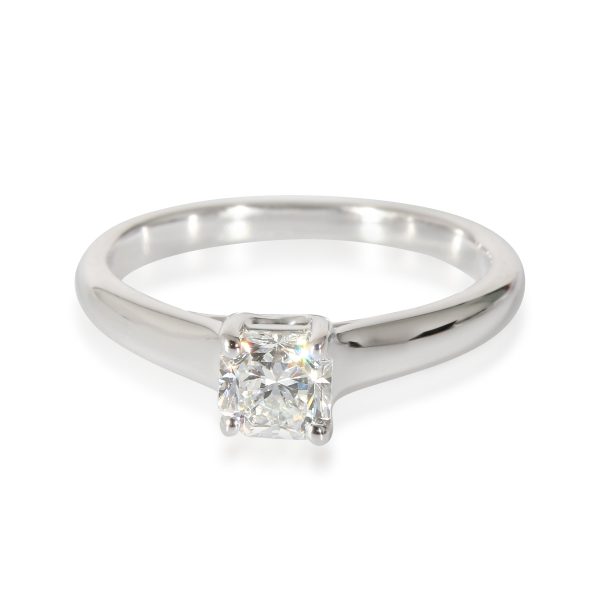 Tiffany Co Lucida Diamond Engagement Ring in Platinum E VS2 052 CTW Tiffany Co Lucida Diamond Engagement Ring in Platinum E VS2 052 CTW