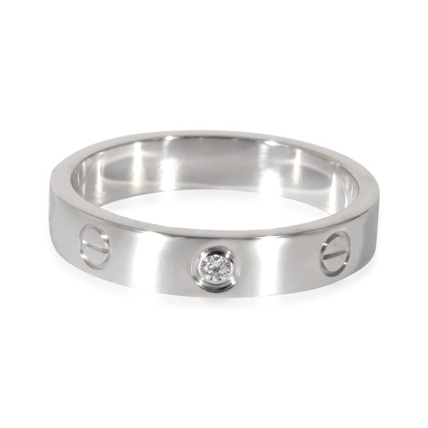 Cartier Love Diamond Band in 18k White Gold 002 CTW Cartier Love Diamond Band in 18k White Gold 002 CTW