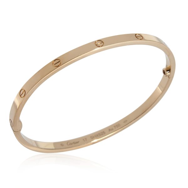 Size 16 18K Yellow Gold Cartier Love Bracelet Small Model Size 16