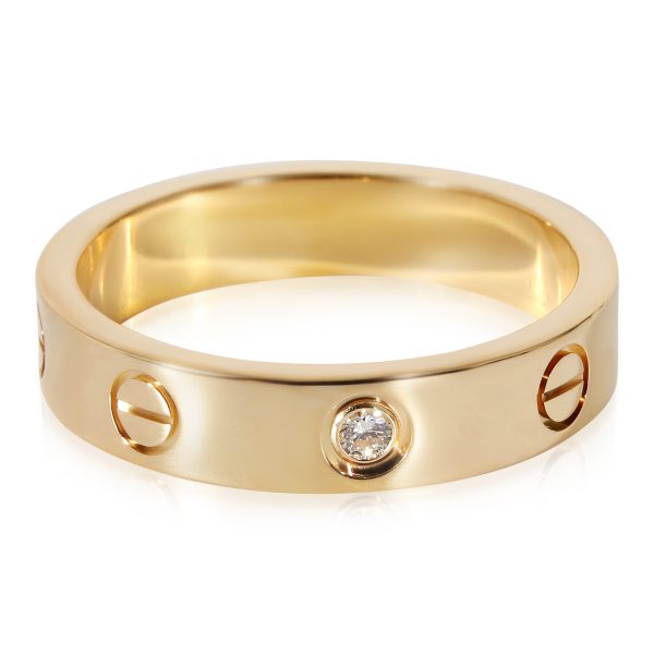 Cartier Love Diamond Ring in 18K Yellow Gold 002 ctw Cartier Love Diamond Ring in 18K Yellow Gold 002 ctw