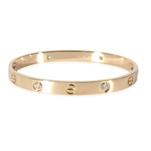 Cartier Love Diamond Bracelet in 18k Yellow Gold 042 CTW Cart