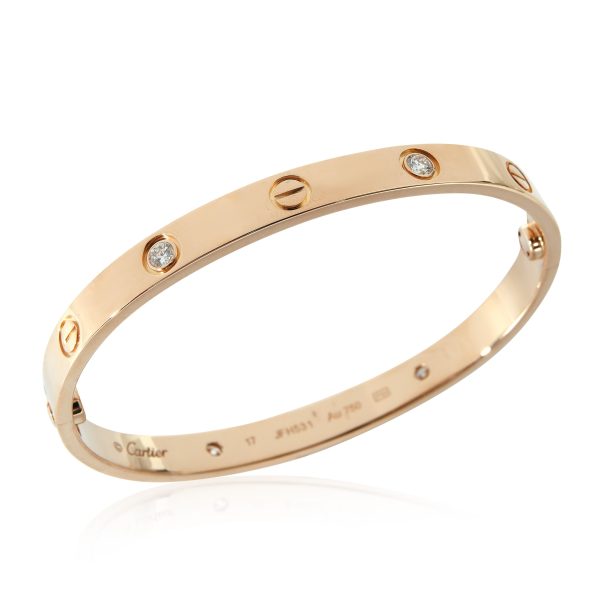 132908 pv 2b6ca0f3 9028 4300 92ea a0723d084097 Cartier Love Diamond Bracelet in 18k Yellow Gold 042 CTW