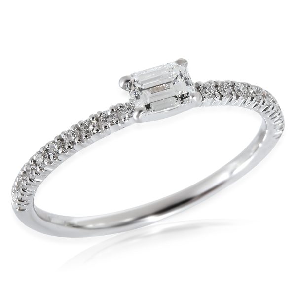 132931 av Cartier Etincelle de Cartier Diamond Ring in 18 Karat White Gold EF VVS 028 CT