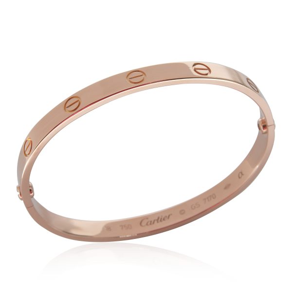 132966 pv 1a524ec1 de6e 400d a845 b690a7cf6122 Cartier Love Bracelet Rose Gold