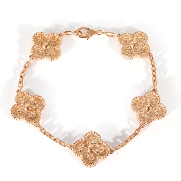 Van Cleef Arpels Alhambra Bracelet in 18K Rose Gold Van Cleef Arpels Alhambra Bracelet in 18K Rose Gold