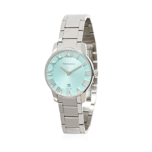 Tiffany Co Atlas 01280020319 Womens Watch in Stainless Steel Tiffany Co Atlas 01280020319 Womens Watch in Stainless Steel