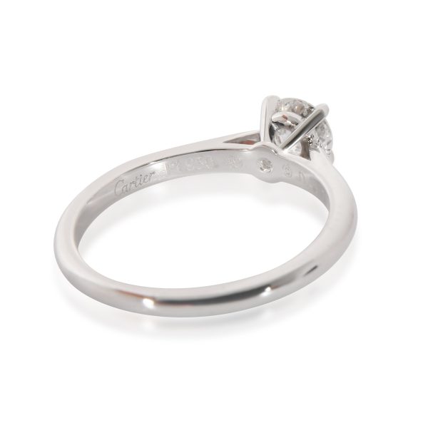 133150 bv Cartier Solitaire 1895 Diamond Engagement Ring in Platinum E VS1 045 CTW