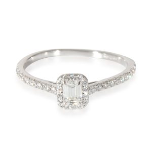 Tiffany Co Soleste Diamond Engagement Ring in Platinum G VVS2 056 CTW Fendi Baguette in Gold sequins and python leather