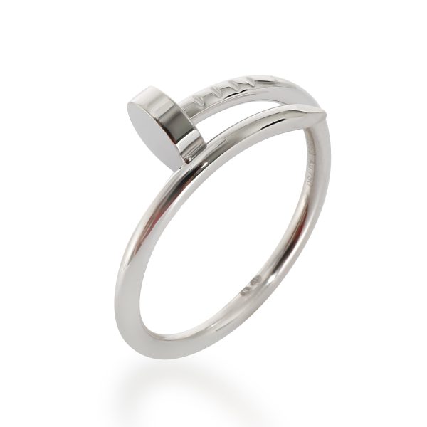 133241 ad1 Cartier Juste Un Clou Small Model Ring in 18k White Gold