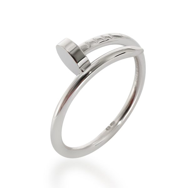 133241 av Cartier Juste Un Clou Small Model Ring in 18k White Gold