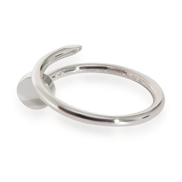 133241 sv Cartier Juste Un Clou Small Model Ring in 18k White Gold