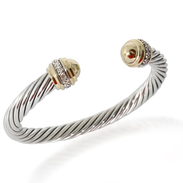 133297 av 682f91e9 2d0c 4170 831c 67847839da7e David Yurman Cable Classic Bracelet in 18k Yellow GoldSterling Silver 048 CTW