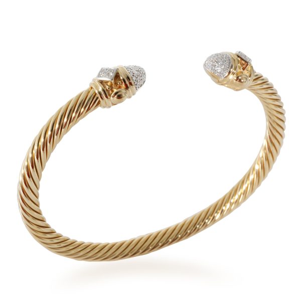 133298 bv David Yurman Renaissance Bracelet in 18k Yellow Gold 033 CTW 5mm