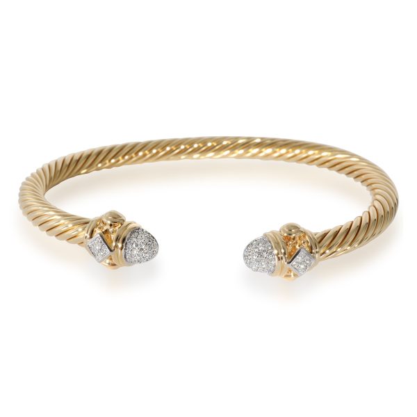 David Yurman Renaissance Bracelet in 18k Yellow Gold 033 CTW David Yurman Renaissance Bracelet in 18k Yellow Gold 033 CTW 5mm