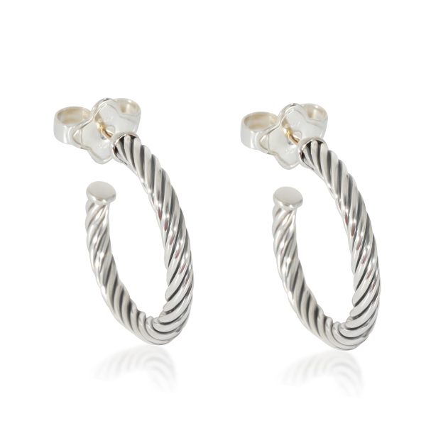 David Yurman Cable Earrings in Sterling Silver David Yurman Cable Earrings in Sterling Silver