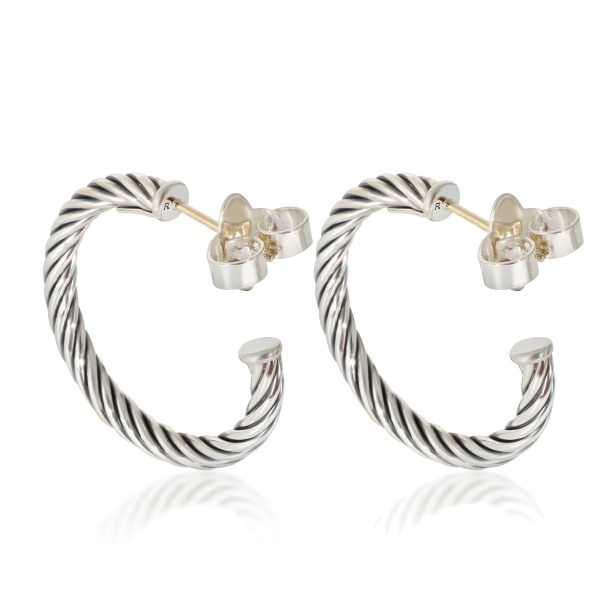 133410 pv e51d86f4 ca8f 45f9 9fcd 9c3301382467 David Yurman Cable Earrings in Sterling Silver