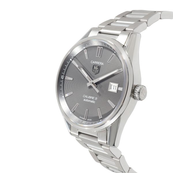 133617 lv Tag Heuer Carrera Calibre 5 WAR211CBA0782 Mens Watch in Stainless Steel