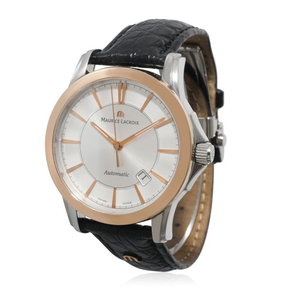 Maurice Lacroix Pontos PT6048 Mens Watch in 18kt Stainless SteelYellow Gold Maurice Lacroix Pontos PT6048 Mens Watch in 18kt Stainless SteelYellow Gold