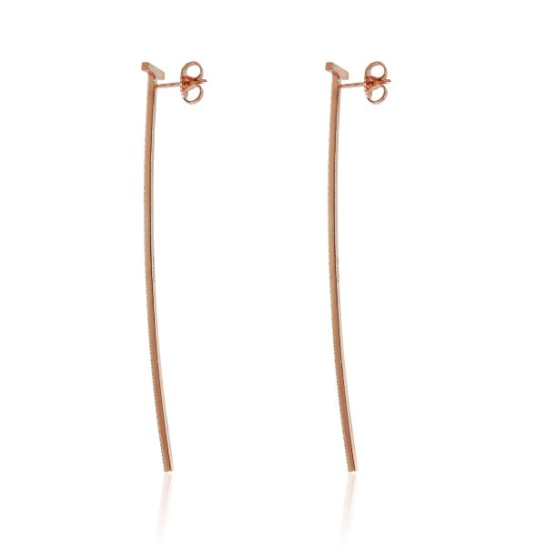 133668 sv c8b60334 cedc 4914 aa10 e742c3b73f95 Tiffany Co Tiffany T Elongated Wire Bar Earrings in 18K Rose Gold 047 CTW