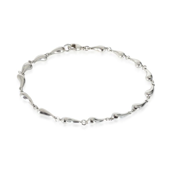 Tiffany Co Elsa Peretti Mini Continuous Teardrop Bracelet in Sterling Silver Tiffany Co Elsa Peretti Mini Continuous Teardrop Bracelet in Sterling Silver