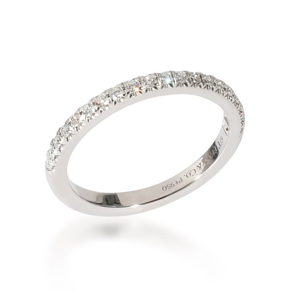 134111 av Tiffany Co Soleste Band in Platinum 017 CTW