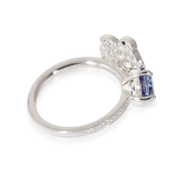 134112 pv 5a46487d b6f3 4b06 8fb6 2e1a78fef6b4 Tiffany Co Paper Flowers Tanzanite Fashion Ring in Platinum 03 CTW