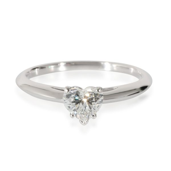 Tiffany Co Diamond Engagement Ring in Platinum F VS1 062 CTW Tiffany Co Diamond Engagement Ring in Platinum F VS1 062 CTW