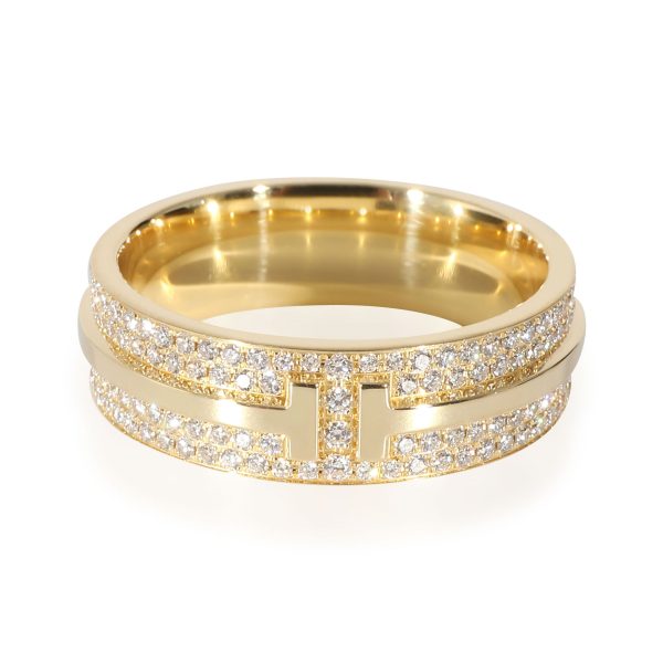 Tiffany Co Tiffany T Ring in 18K Yellow Gold 061 CTW Tiffany Co Tiffany T Ring in 18K Yellow Gold 061 CTW