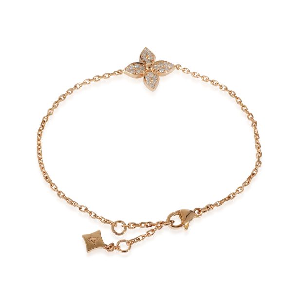 134366 clasp Louis Vuitton Idylle Blossom Bracelet in 18K Rose Gold 02 CTW