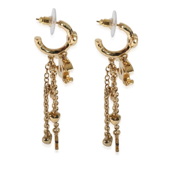 134438 sv c0bddd19 9024 4b00 a926 a7aac7d93318 Chanel 2023 Spring Act 1 Collection Gold Plated Earrings