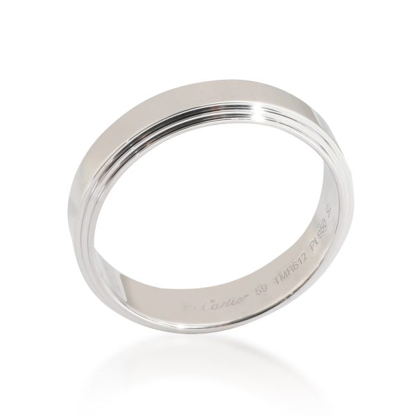 134475 pv Cartier DAmour 5mm Wedding Band in Platinum