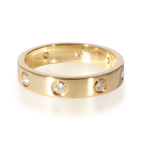 Cartier Love Diamond Wedding Band in 18k Yellow Gold 019 CTW Cartier Love Diamond Wedding Band in 18k Yellow Gold 019 CTW