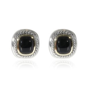 David Yurman Albion Onyx Earrings in 14k Yellow GoldSterling Silver Celine Multifunction Trifold Wallet Black Blue White Calf