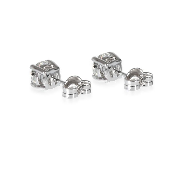 134518 bv a5fc636f a303 4e2c 8f3a bd5c3e7195c1 Diamond 4 Prong Stud Earring in 18K White Gold D VVS1 138 CTW